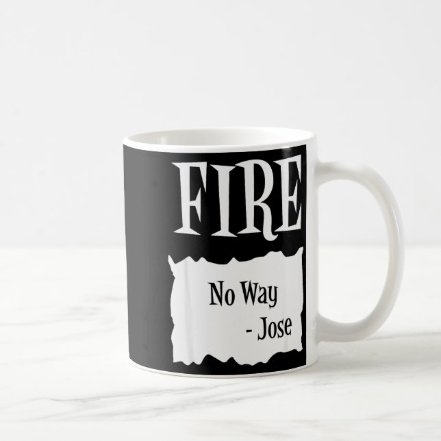 Caneca De Café Fire - Hot Packet Halloween Taco Costume  (Direita)