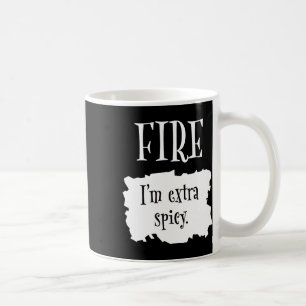 Caneca De Café Fire Hot Packet Halloween Taco Eu sou Extra Spicy