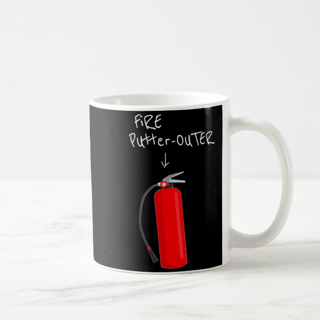 Caneca De Café Fire Putter Outer Fire Extinguisher Fire Fighter F (Direita)