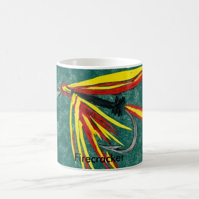 Caneca De Café "Firecracker" Classic Trout Fly (Centro)