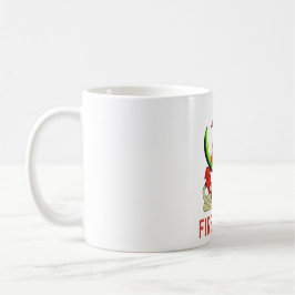 Caneca De Café Firesauro Bombeiro Dinossauro Bombeiro T-Rex