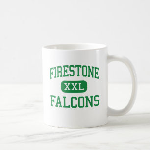 Caneca De Café Firestone - Falcons - segundo grau - Akron Ohio