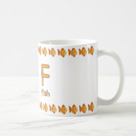 Caneca De Café FisforFish–FunAlphabetCupDesign