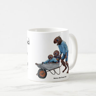 Caneca De Café Fish Man Autumn Ride Fantasy Art Coffee Mug
