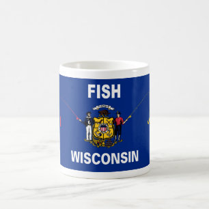 Caneca De Café Fish Wisconsin