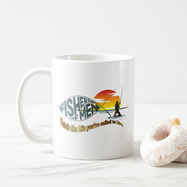 Caneca De Café Fisher of Men | Clássica #11 (Com Donut)