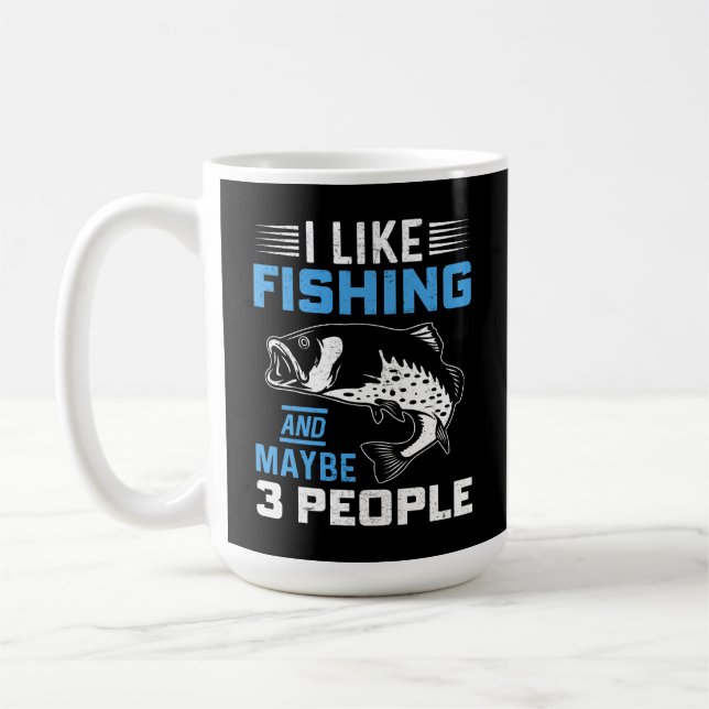Caneca De Café Fishing Theme  (Esquerda)