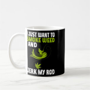 Caneca De Café Fishing Weed Pescador de Pescador