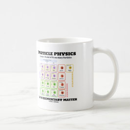 Caneca De Café Física De Partículas É Um Modelo De Matéria Elemen