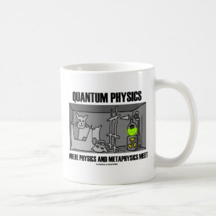 Caneca De Café Física de quantum onde a física e a metafísica 