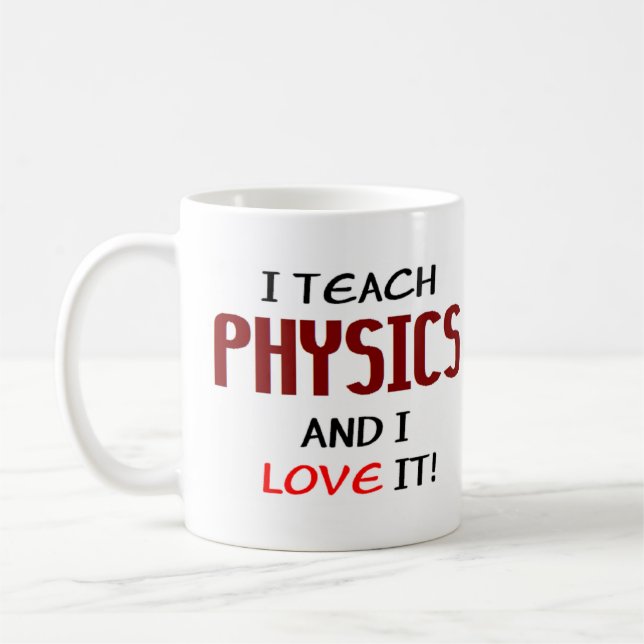 Caneca De Café física ensina e ama (Esquerda)