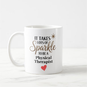 Caneca De Café Fisioterapeuta Brilho Personalizado