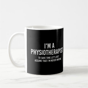 Caneca De Café Fisioterapeuta Funny Sayings presentes PT