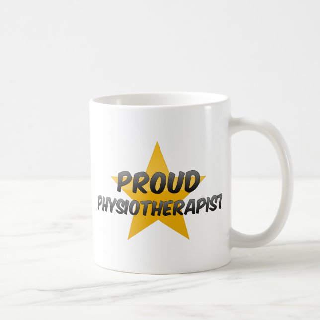 Caneca De Café Fisioterapeuta orgulhoso (Direita)