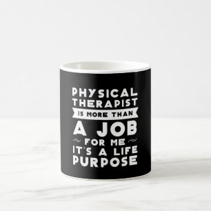 Caneca De Café Fisioterapia do que o trabalho sua finalidade da