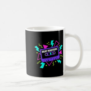 Caneca De Café Fita cassete roxa retrô vintage hip hop anos 80 Ro