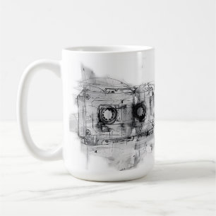 Caneca De Café Fita Cassete Vintage