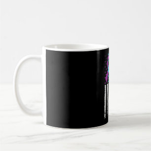 Caneca De Café fita da bandeira americana de conscientização sobr