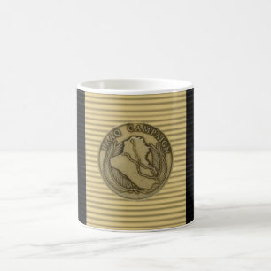 Caneca De Café Fita da campanha de Iraque