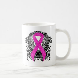 Caneca De Café Fita de Consciência Rosa-Quente com Mug de Café de