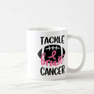 Caneca De Café Fita de futebol para sensibilização do Cancer brig