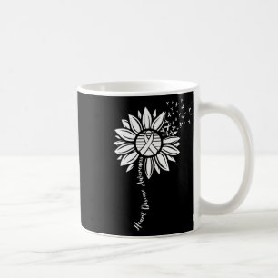 Caneca De Café Fita do Girassol do Mês de Conscientização sobre D