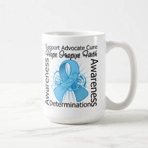 Caneca De Café Fita espiral das inspirações de Lymphedema