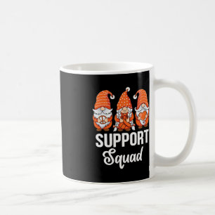 Caneca De Café Fita laranja Gnomos apoiam sobreviventes da Leucem