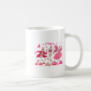 Caneca De Café Fita Nk Conscientização do Câncer de Mama Esquelet
