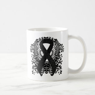 Caneca De Café Fita Preta com Asas