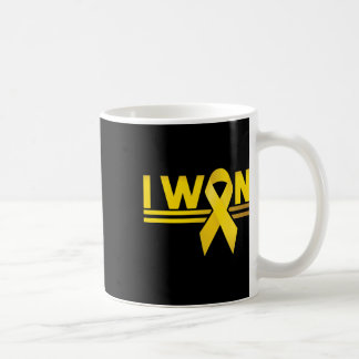 Caneca De Café Fita que eu ganhei do câncer infantil