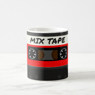 Caneca De Café Fita Red Mix - Dif 80 E 90 Inspirados Retroativame