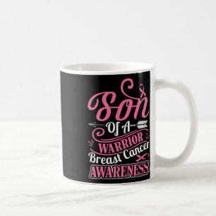 Caneca De Café Fita Rosa Conhecer O Cancer Da Mama Filho Do Guerr