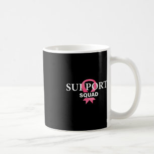 Caneca De Café Fita Rosa de Consciência do Cancer de Mama de Supo