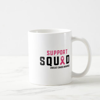 Caneca De Café Fita Rosa de Consciência do Cancer de Mama de Supo