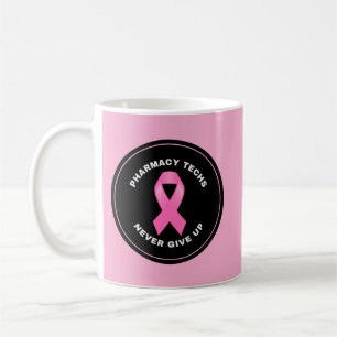 Caneca De Café Fita Rosa Personalizada Fita de Fita Tecnológica M