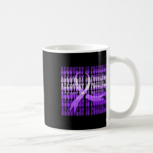 Caneca De Café Fita Roxa de Conscientização sobre Superose Vício