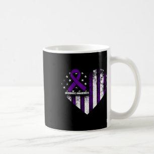 Caneca De Café Fita Roxa de Conscientização sobre Superose Vício
