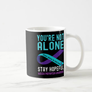 Caneca De Café Fita Roxa Suporta Sensibilização para a Prevenção