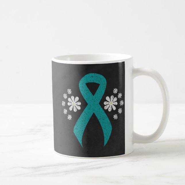 Caneca De Café Fita Teal Chalkboard (Direita)
