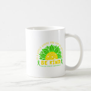 Caneca De Café Fita Verde Gentil Girassol Conscientização da Saúd