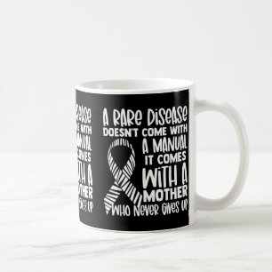 Caneca De Café Fita Zebra Conscientização de Doenças Raras Mãe Dá