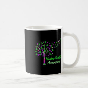 Caneca De Café Fitas de Árvore de Sensibilização para a Saúde - G