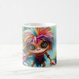 Caneca De Café Fizzwiggle o Duende Travesso do Arco-Íris.