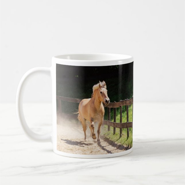 Caneca De Café Fjord Horse Norueguês - Finn (Esquerda)