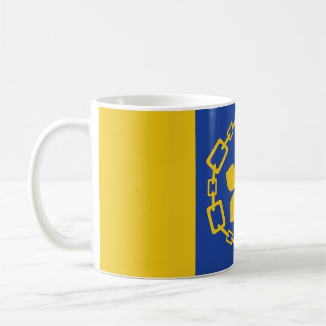 Caneca De Café Flag of Hamilton, Ontario Coffee Mug (Esquerda)