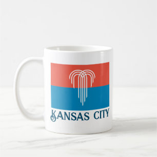 Caneca De Café Flag of Kansas City (2023), Missouri