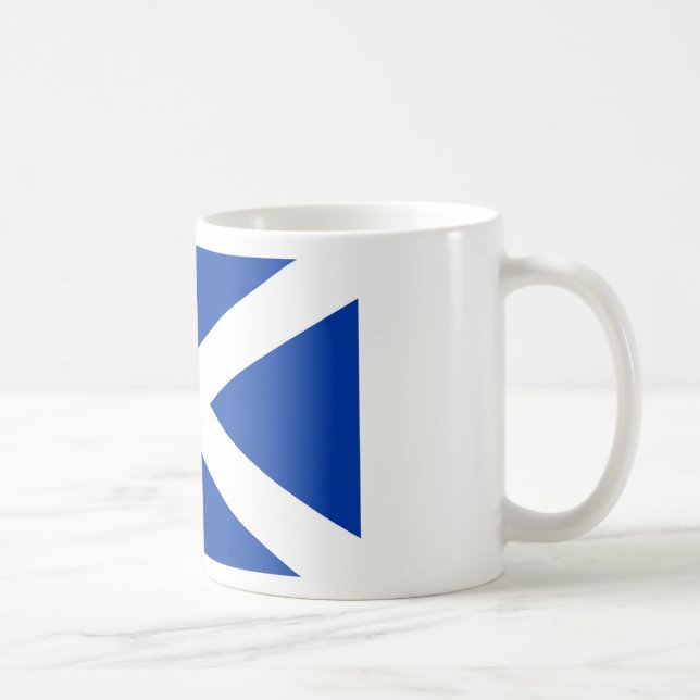 Caneca De Café Flag of Scotland Saltyre - High Quality Image (Direita)