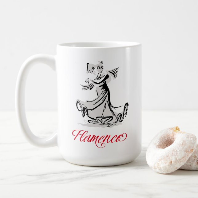 Caneca De Café Flamenco (Com Donut)