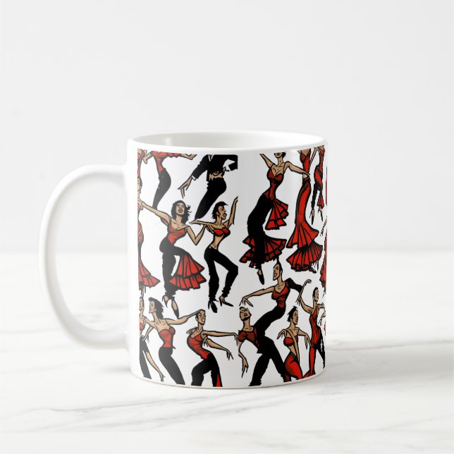 Caneca De Café Flamenco Clássico (Esquerda)
